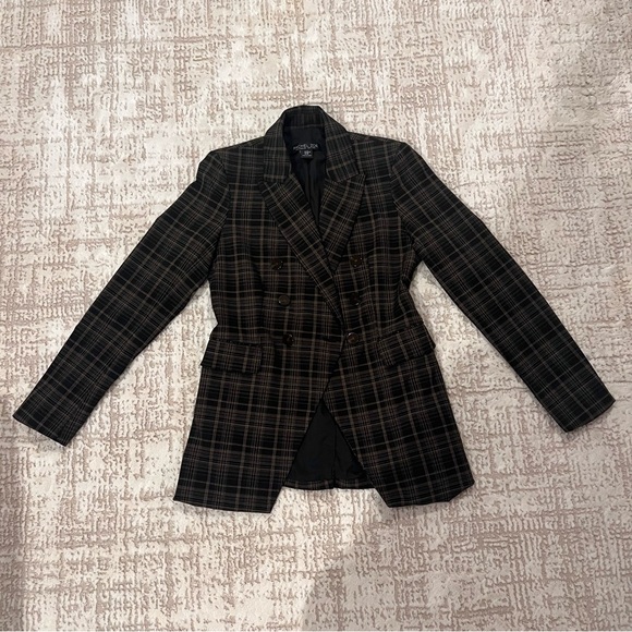 RACHEL ZOE Plaid Blazer XS - Picture 8 of 9